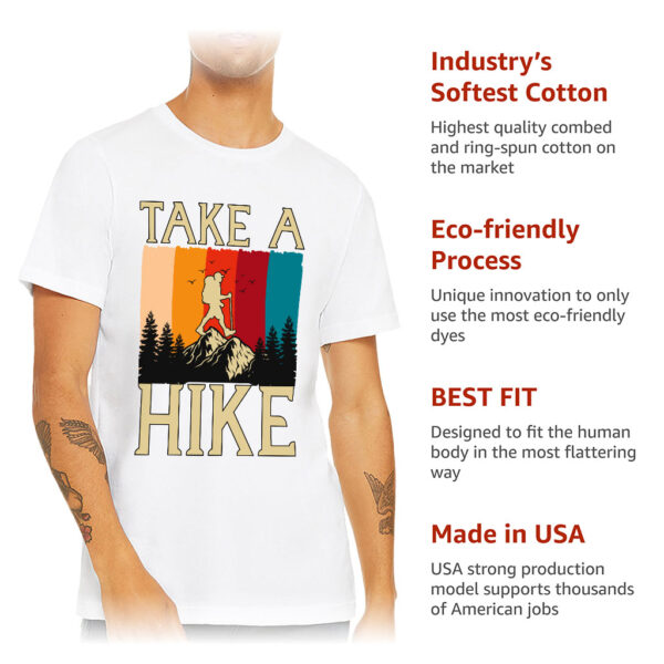 Take a Hike Short Sleeve T-Shirt - Cute T-Shirt - Printed Short Sleeve Tee - Image 5