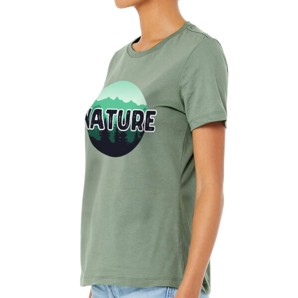 Nature Design Women's T-Shirt - Graphic T-Shirt - Landscape Relaxed Tee - Image 3