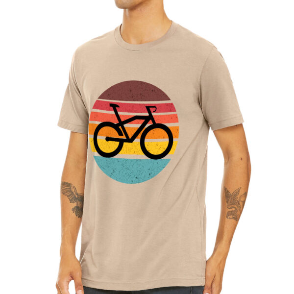 Bicycle Short Sleeve T-Shirt - Vintage T-Shirt - Themed Short Sleeve Tee - Image 2